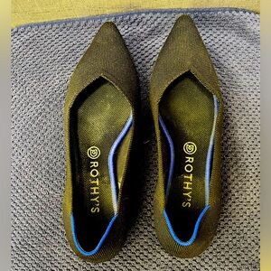 Size 10.5 ROTHYS  - the Point in Black